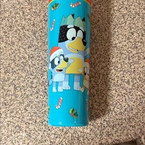 Bluey Themed 22.5oz Blue Tumbler NEW